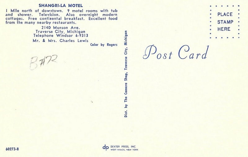 Shangri-La Motel - Vintage Postcard (newer photo)